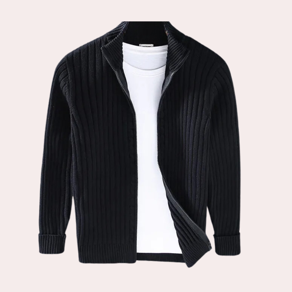 Pánský kardigan na zip
