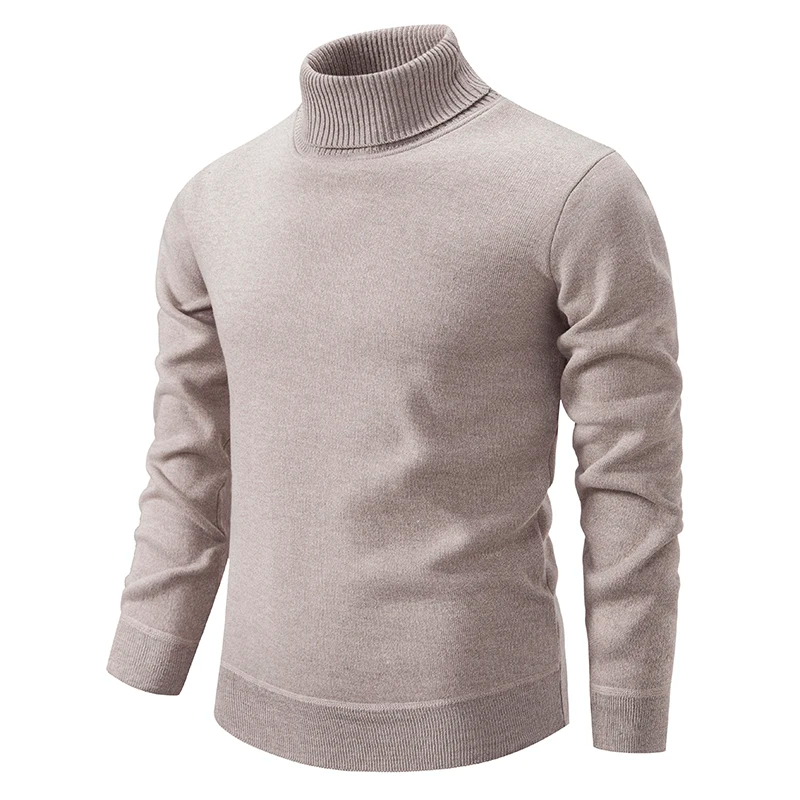 Pánský rolákový svetr slim fit