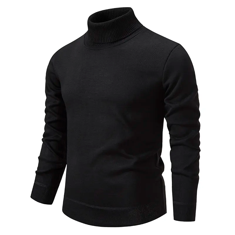 Pánský rolákový svetr slim fit