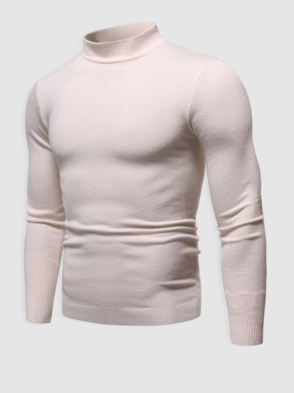 Pánský rolákový svetr slim fit