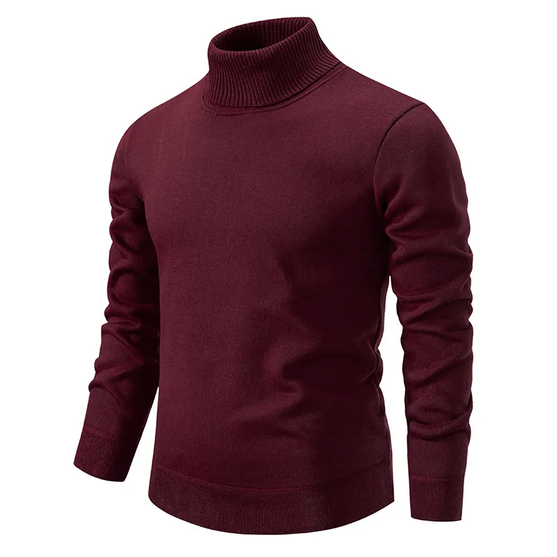 Pánský rolákový svetr slim fit