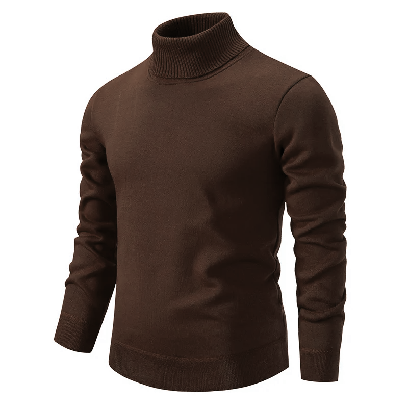 Pánský rolákový svetr slim fit