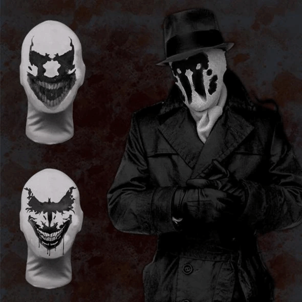 Pohyblivá Rorschachova maska s inkoustovými skvrnami