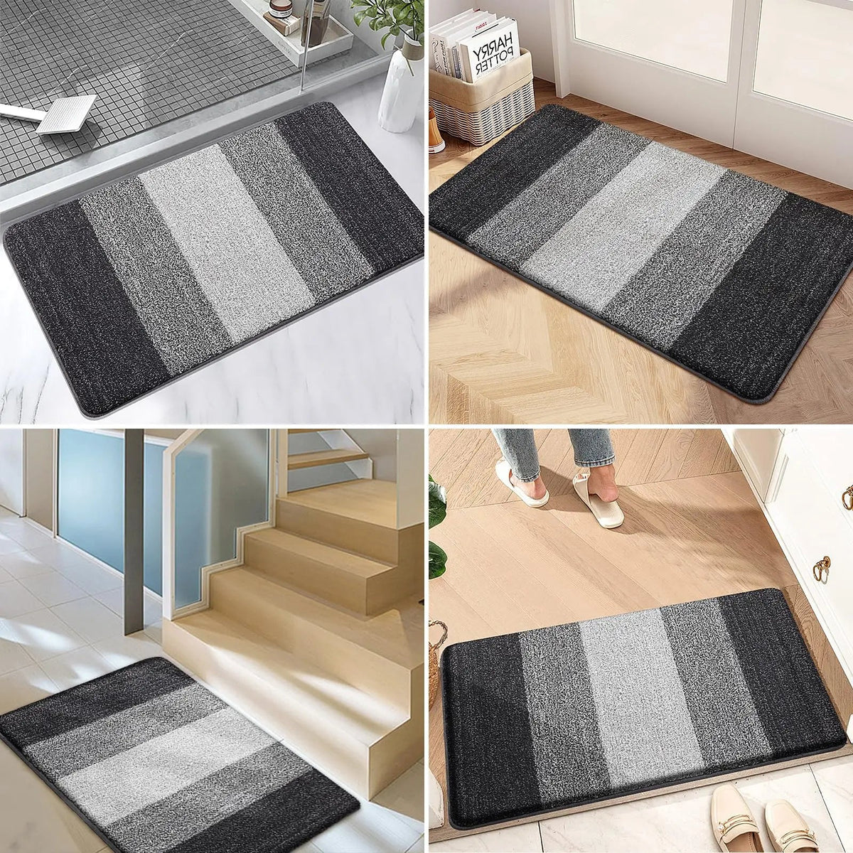 Pratelná rohožka do předsíně s savým designem