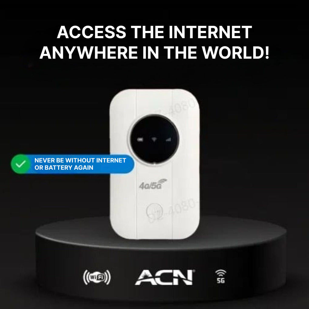 Přenosný 4G/5G Wi-Fi hotspot