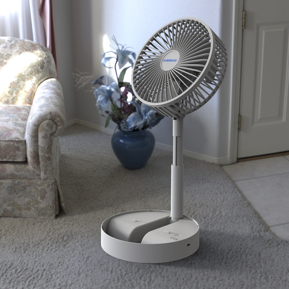 Přenosný dobíjecí ventilátor se 3 rychlostmi