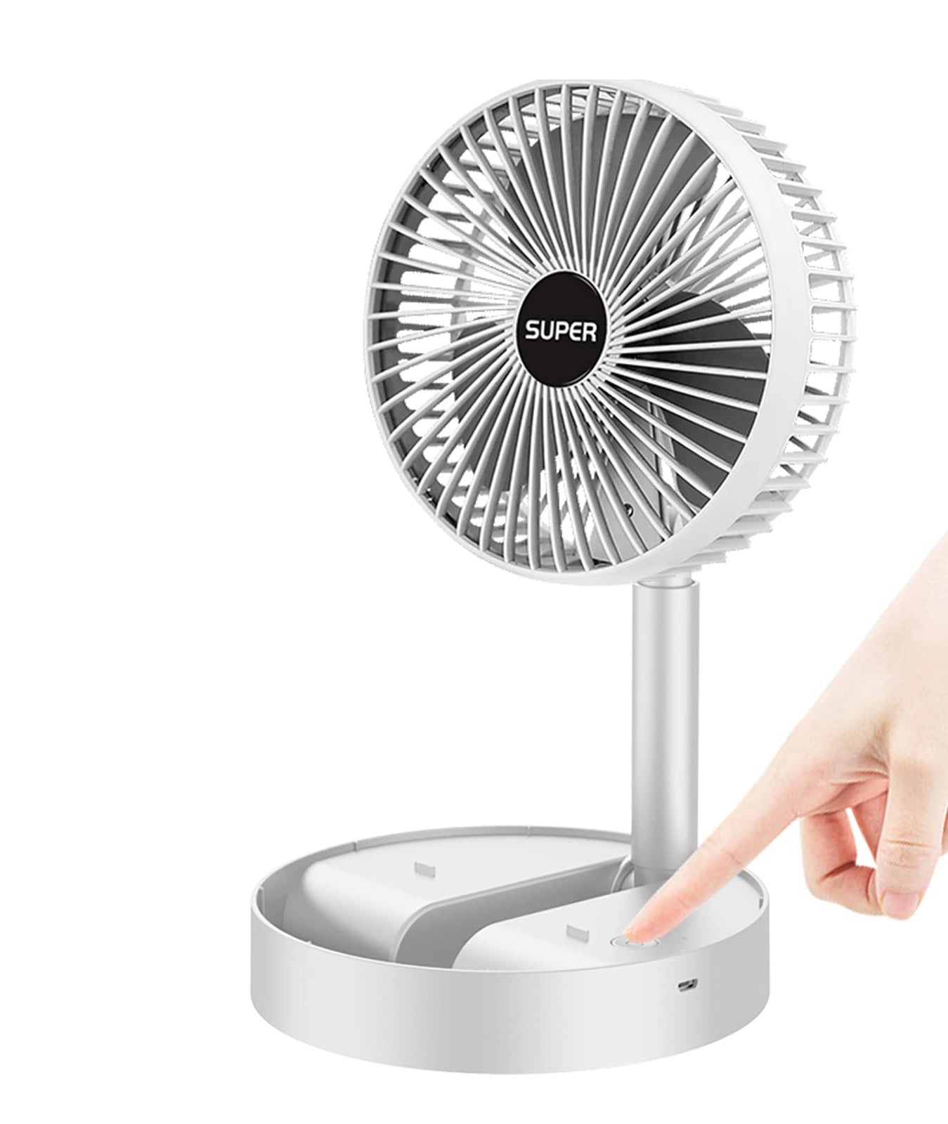 Přenosný dobíjecí ventilátor se 3 rychlostmi
