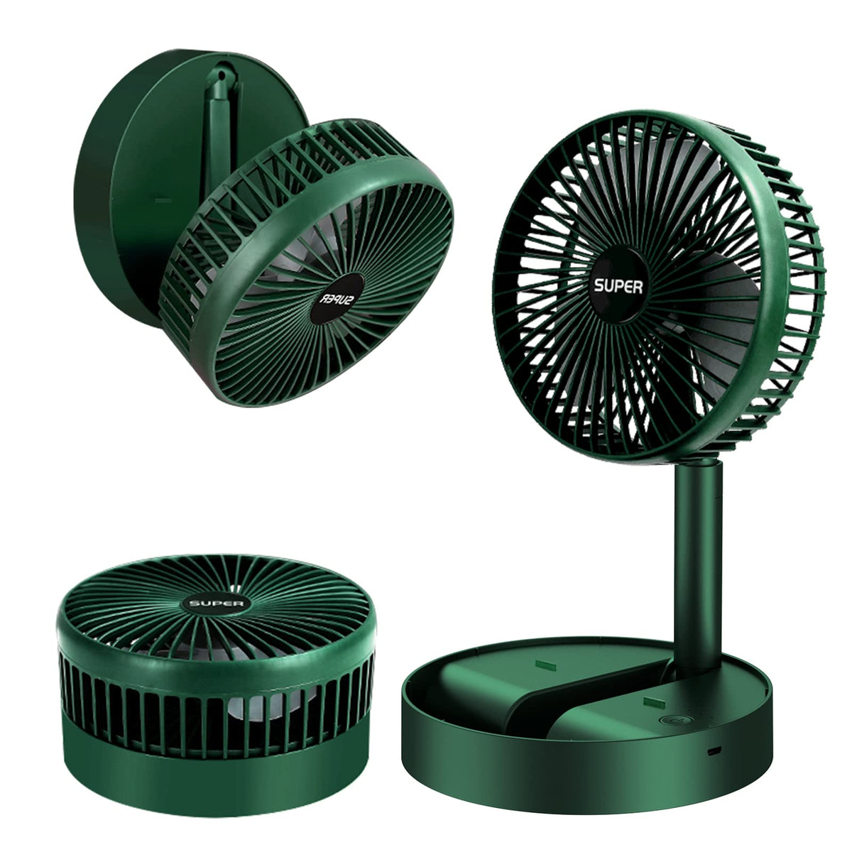Přenosný dobíjecí ventilátor se 3 rychlostmi