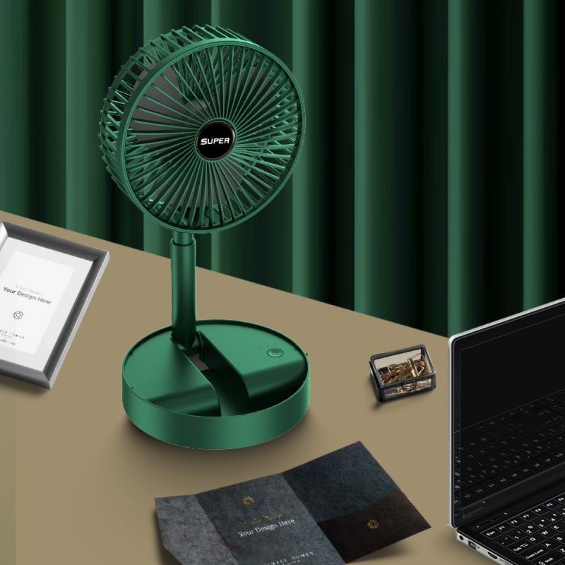 Přenosný dobíjecí ventilátor se 3 rychlostmi