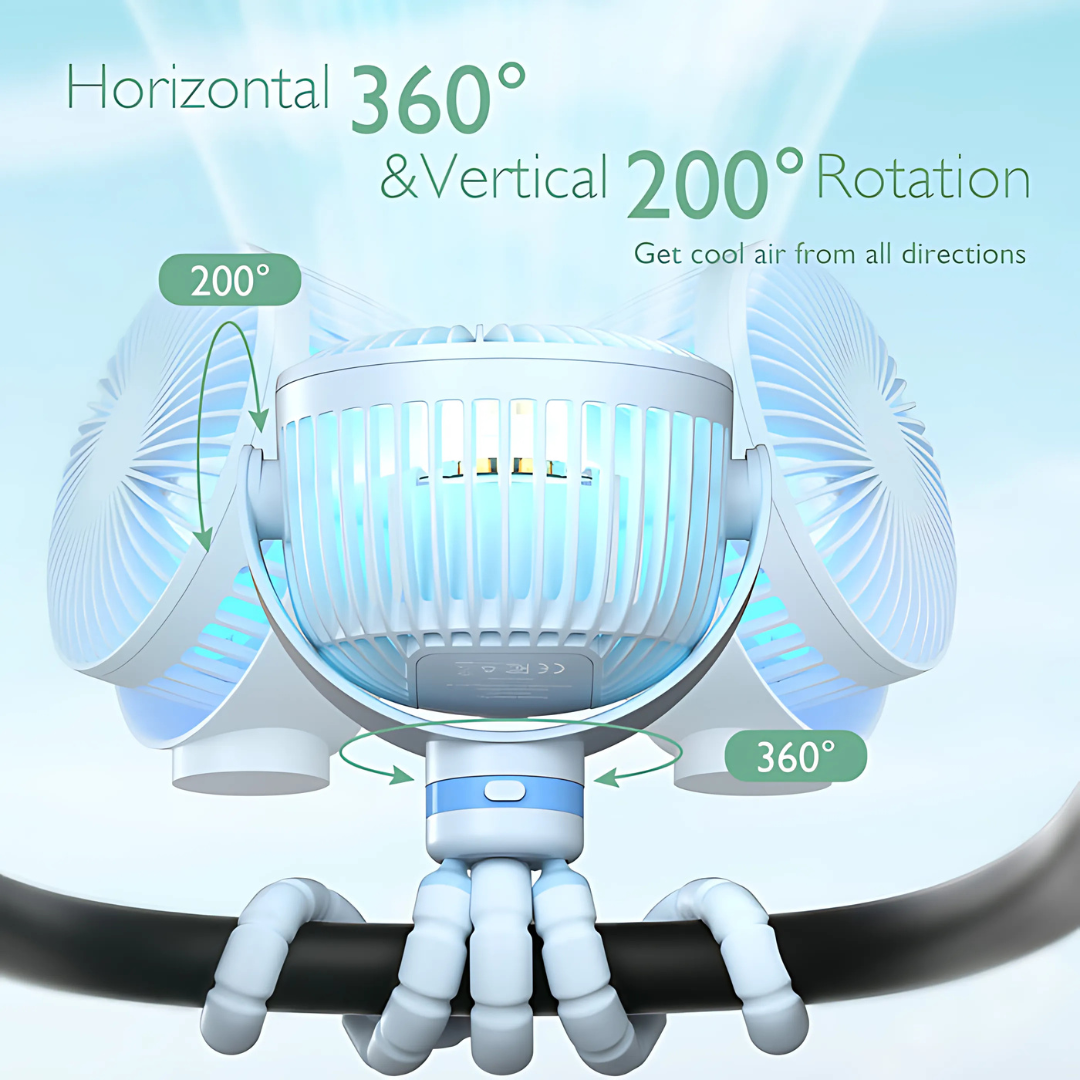Přenosný USB ventilátor