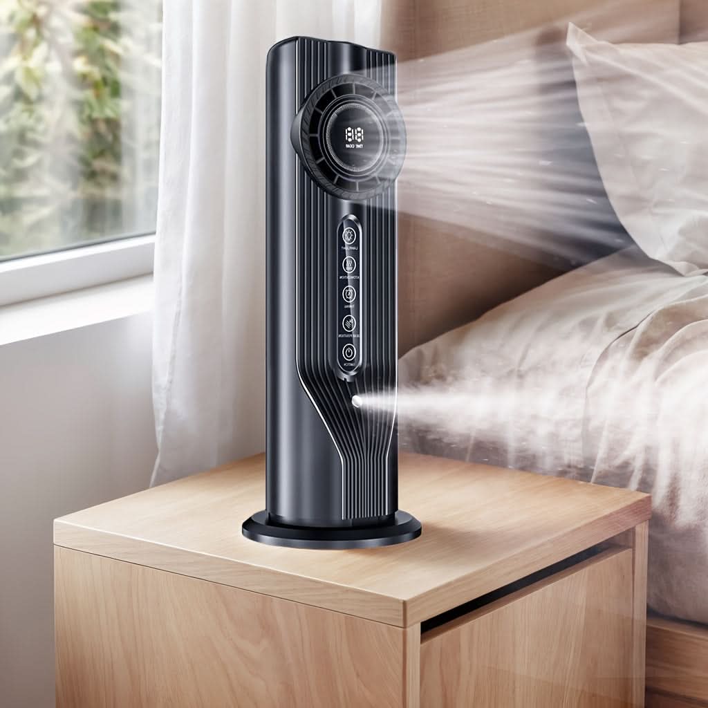 Přenosný ventilátor pro rychlé chlazení domů i do kanceláře