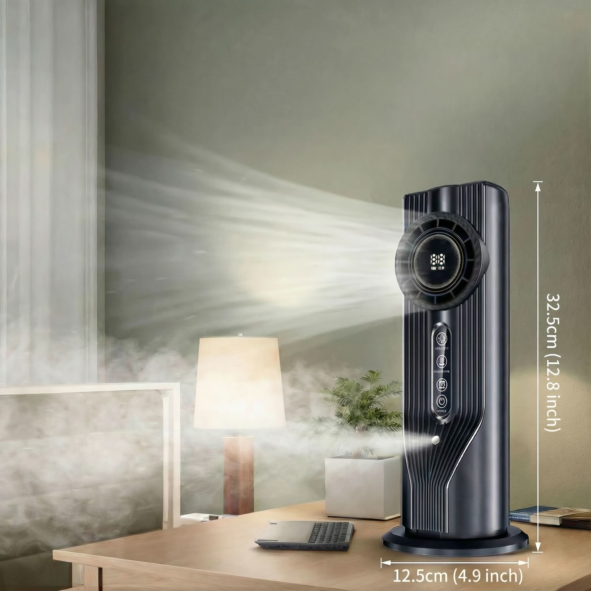 Přenosný ventilátor pro rychlé chlazení domů i do kanceláře