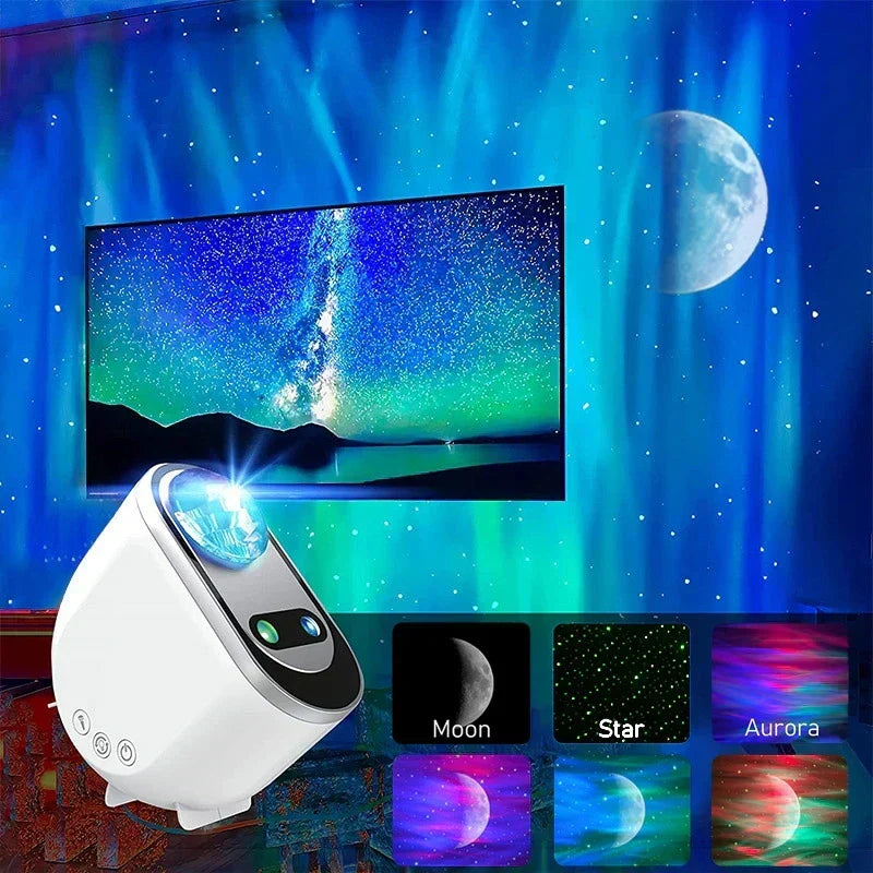 Projektor atmosférického osvětlení Aurora – úchvatná projekce polární záře do jakéhokoli pokoje