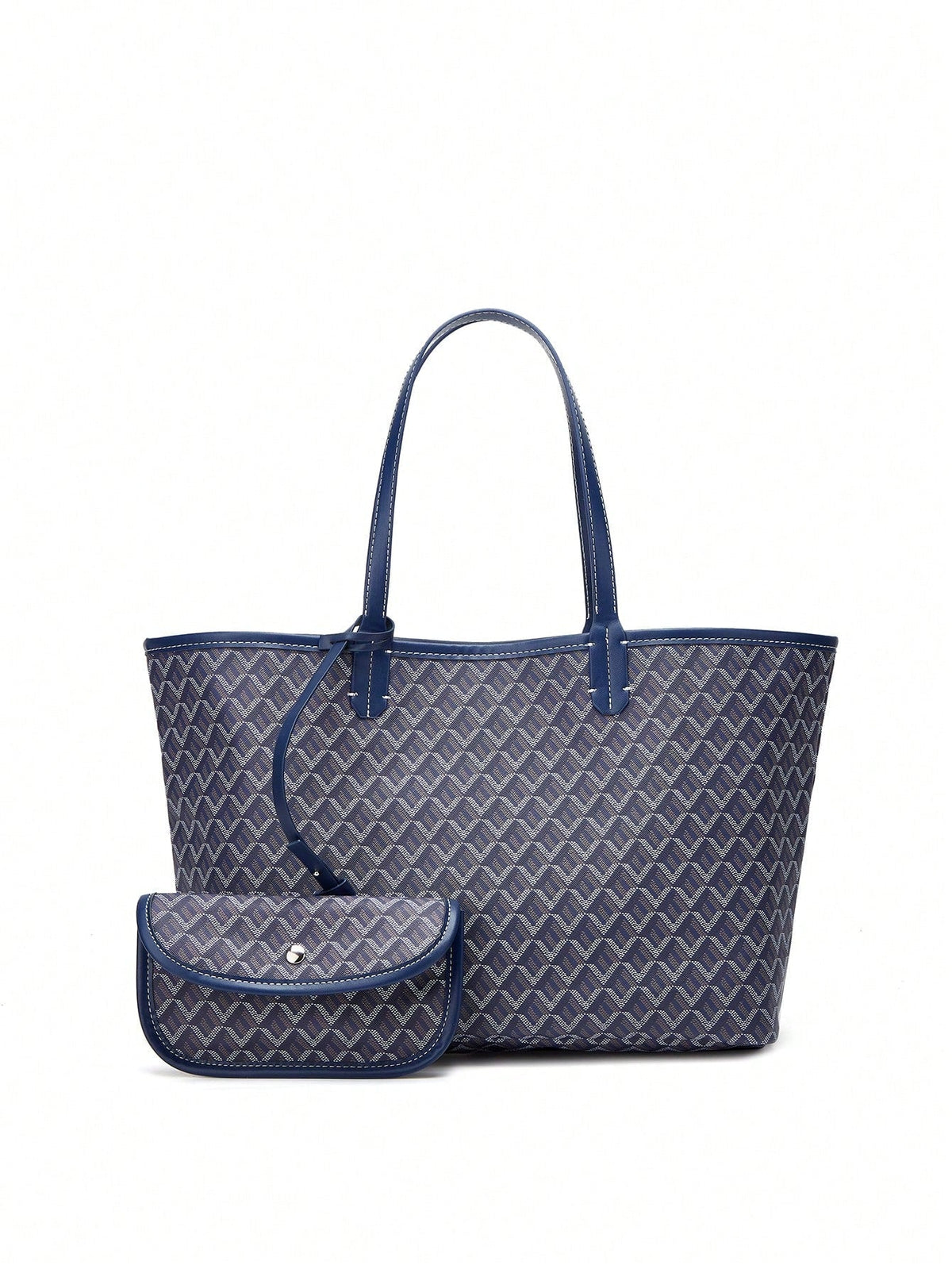Prostorná taška shopper s grafickým vzorem