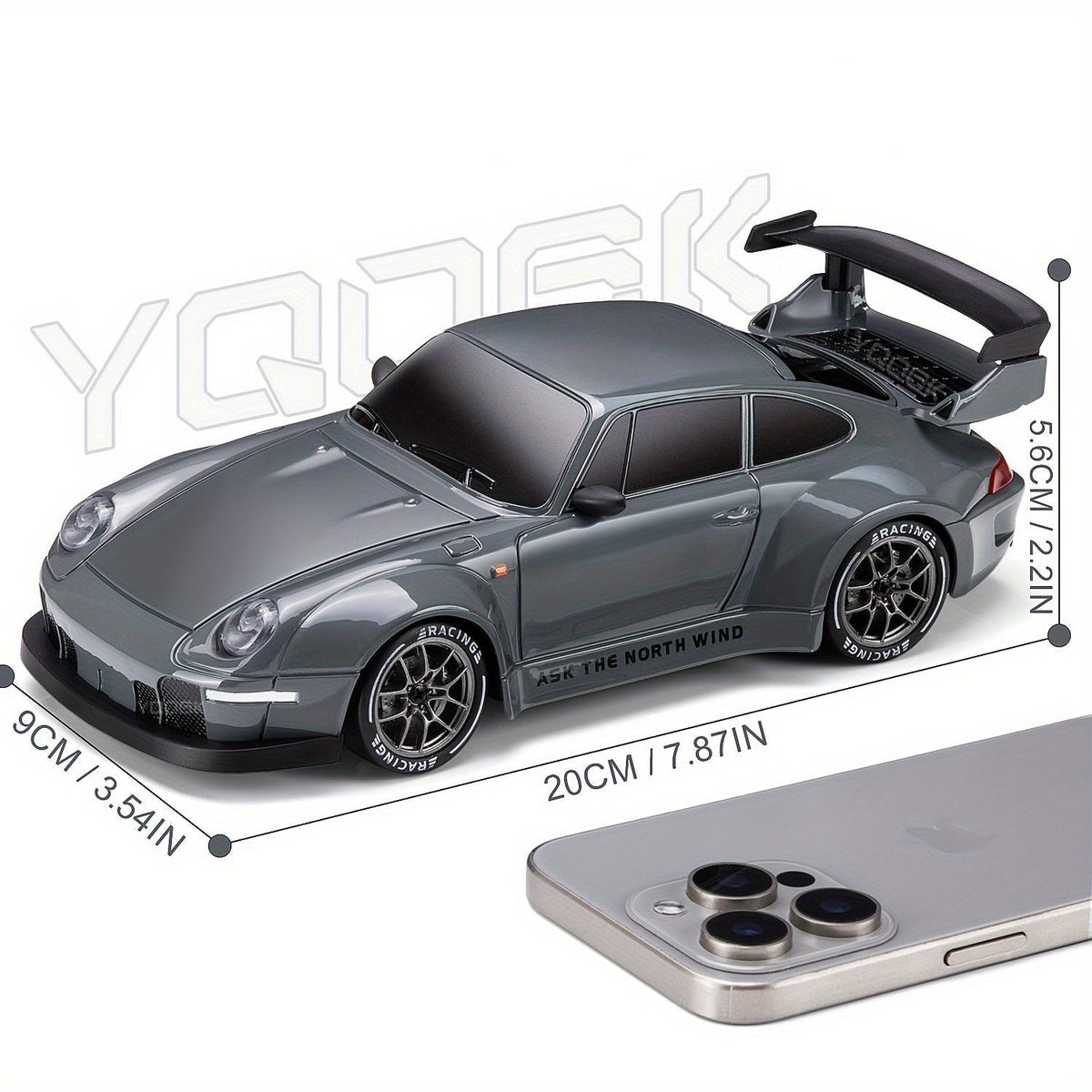 RC auto na dálkové ovládání 2,4 GHz pro drift, dobíjecí