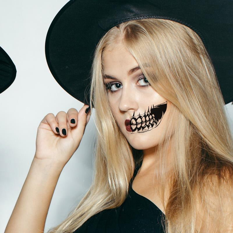 Realistické hororové halloweenské tetování – Doplňte svůj halloweenský make-up
