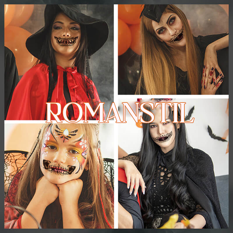 Realistické hororové halloweenské tetování – Doplňte svůj halloweenský make-up