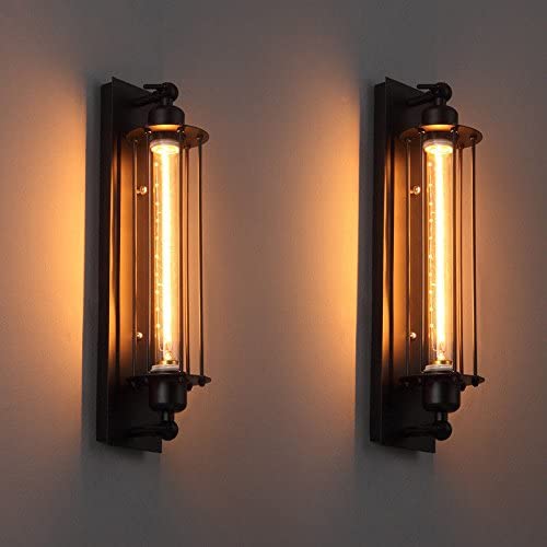 Retro průmyslové nástěnné svítidlo E27 | Klasické nástěnné světlo s moderním LED designem pro domovní dekoraci
