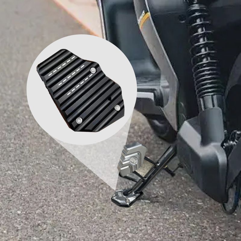 Rozšíření bočního stojánku na motocykl