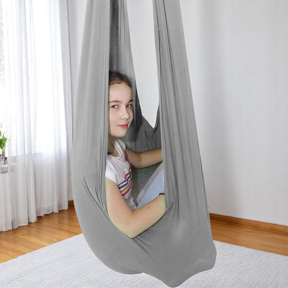 Senzorická terapeutická houpačka pro děti a osoby se speciálními potřebami z elastické látky