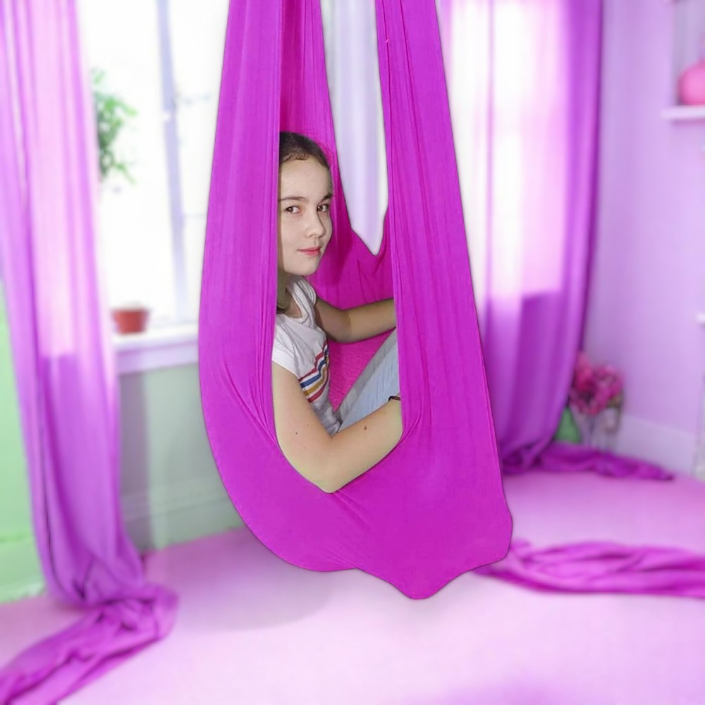 Senzorická terapeutická houpačka pro děti a osoby se speciálními potřebami z elastické látky
