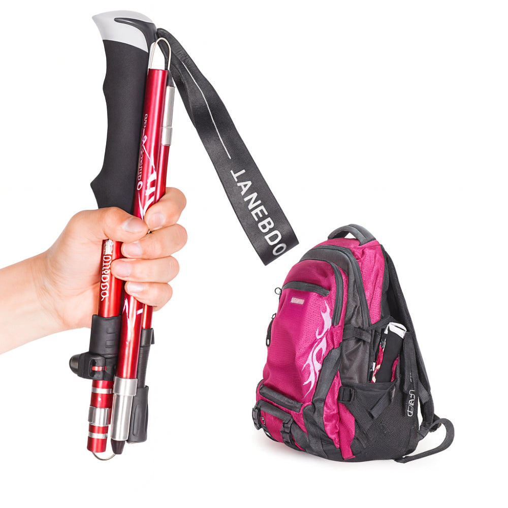 Skládací teleskopické turistické hole pro oporu