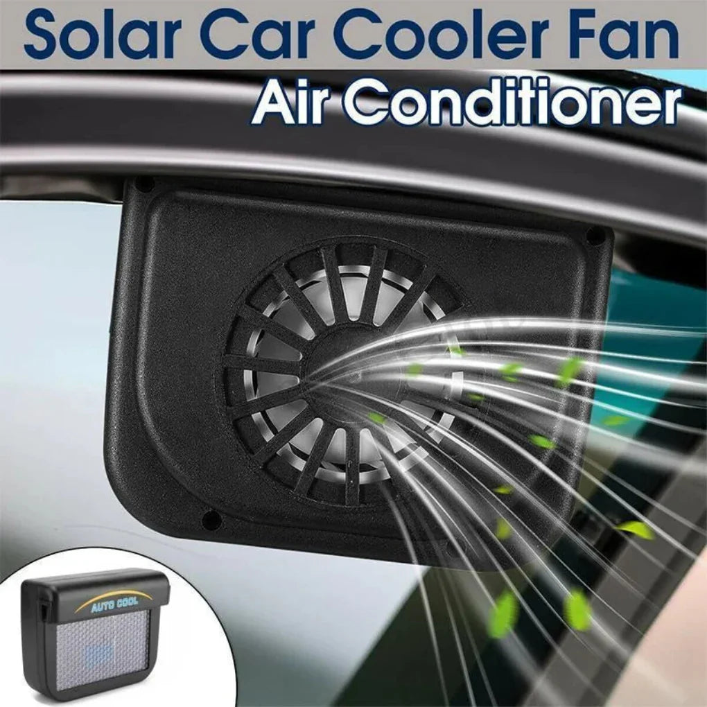 Solární ventilátor do okna automobilu