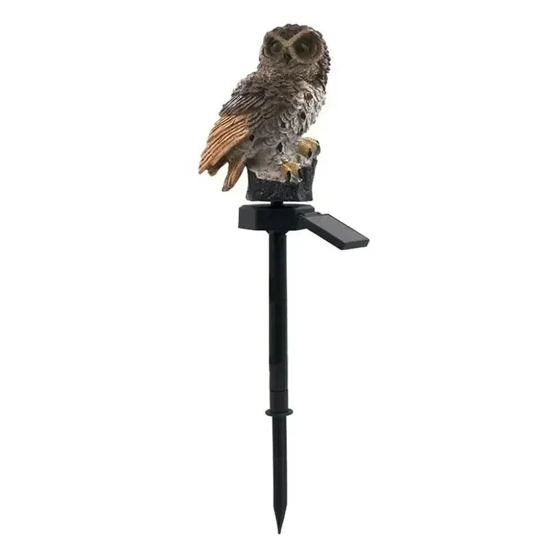 Solární zahradní osvětlení ve tvaru sovy