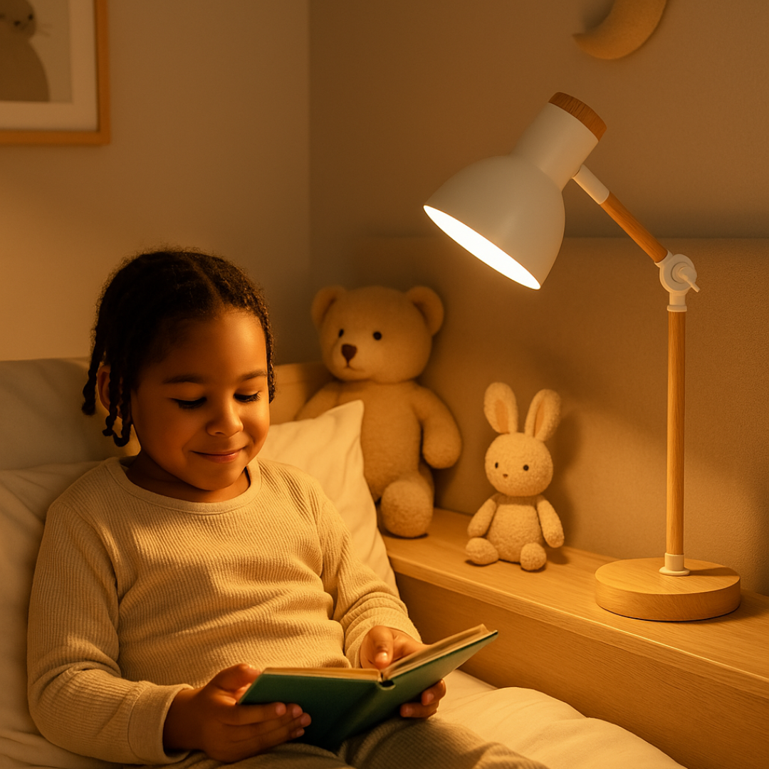 Stolní lampa v severském stylu s dřevěnou povrchovou úpravou – nastavitelná výška stolní a noční lampy pro minimalistický obývací pokoj a ložnici