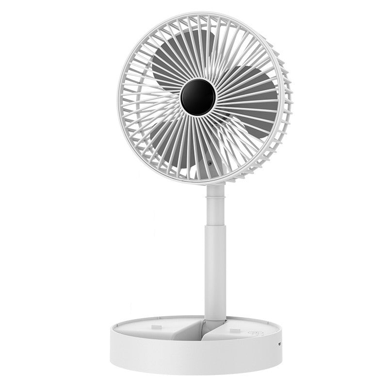 Stolní ventilátor s teleskopickým designem, přenosný a tichý