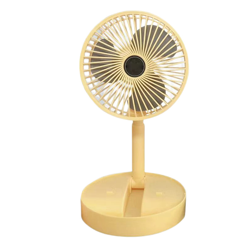 Stolní ventilátor s teleskopickým designem, přenosný a tichý