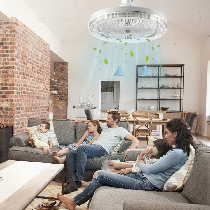 Stropní ventilátor s LED osvětlením a dálkovým ovládáním