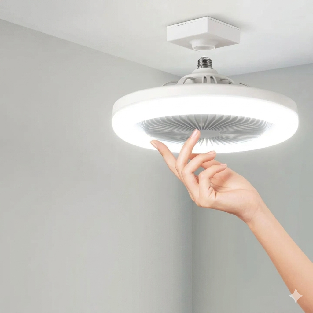 Stropní ventilátor s LED osvětlením a dálkovým ovládáním