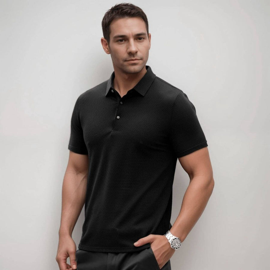 Stylové pánské funkční polo tričko