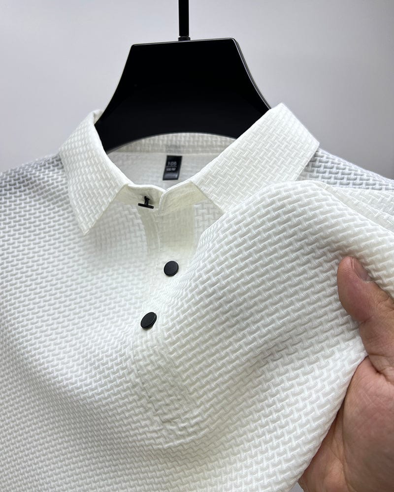 Stylové pánské funkční polo tričko