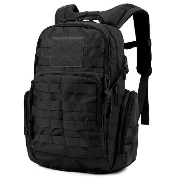 Taktický batoh 25 l - voděodolný 600D - MOLLE a přihrádka na hydratační vak - zelený, černý a khaki