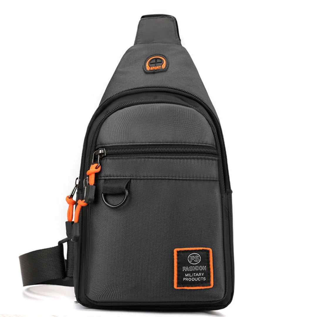 Taška přes rameno – vodotěsná crossbody s více kapsami