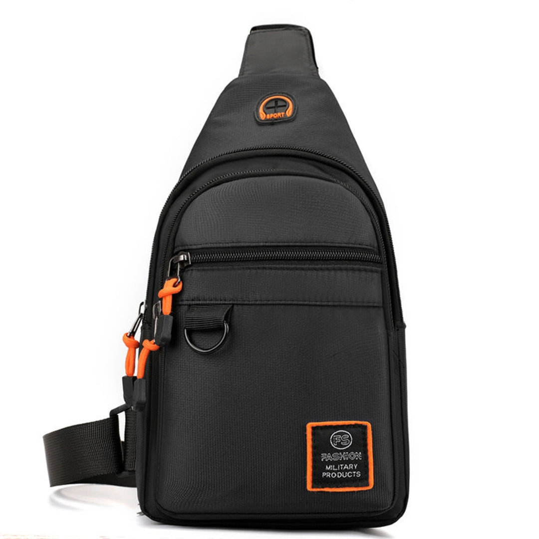 Taška přes rameno – vodotěsná crossbody s více kapsami