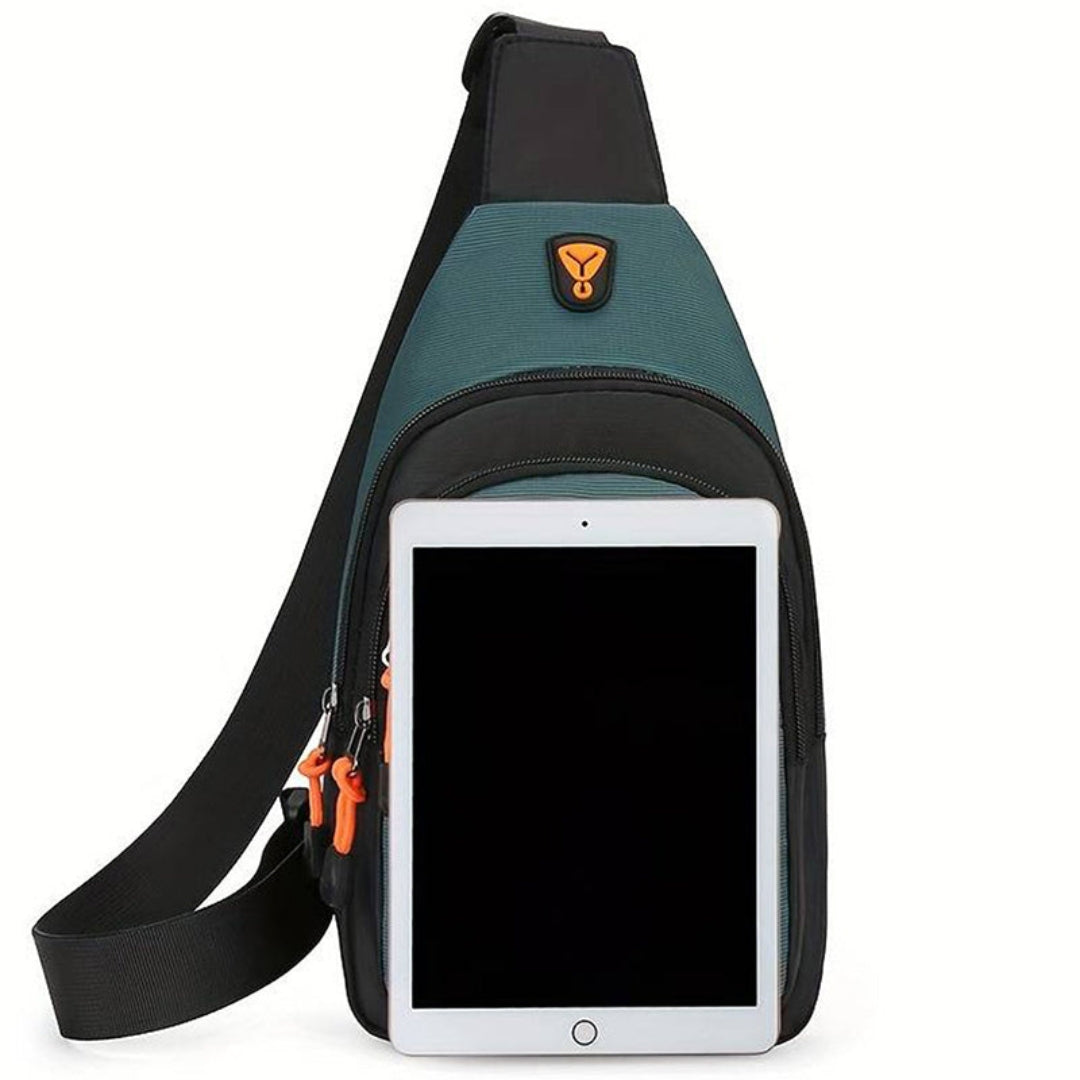 Taška přes rameno – vodotěsná crossbody s více kapsami