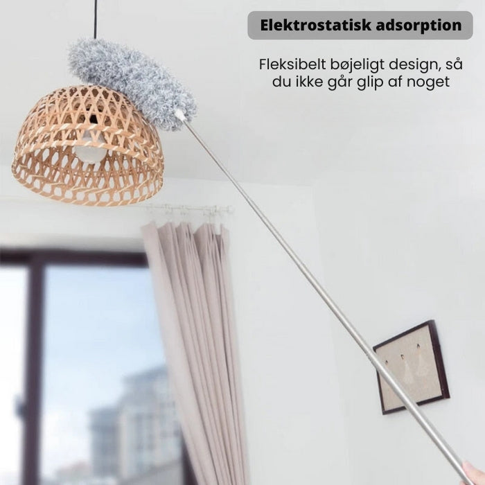 Teleskopická prachovka s dosahem až 2,8 metru na vysoké stropy a rohy
