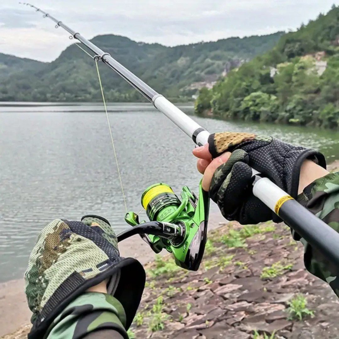 Teleskopický rybářský prut z uhlíkových vláken