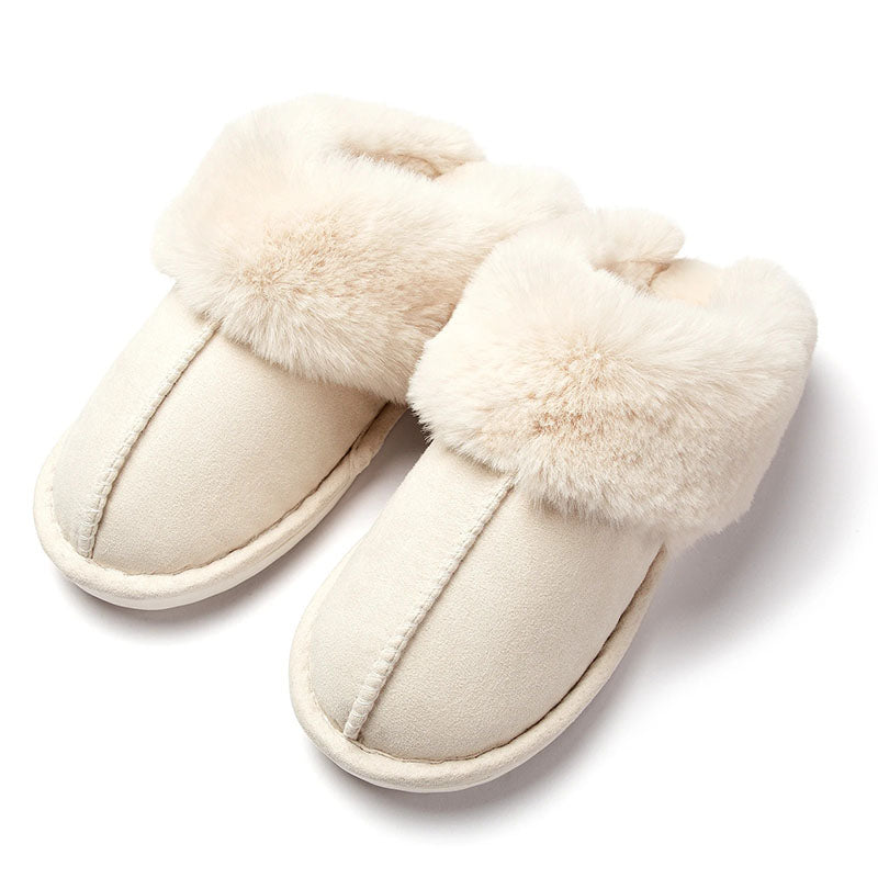 Teplé papuče s měkkou podšívkou a protiskluzovou podrážkou