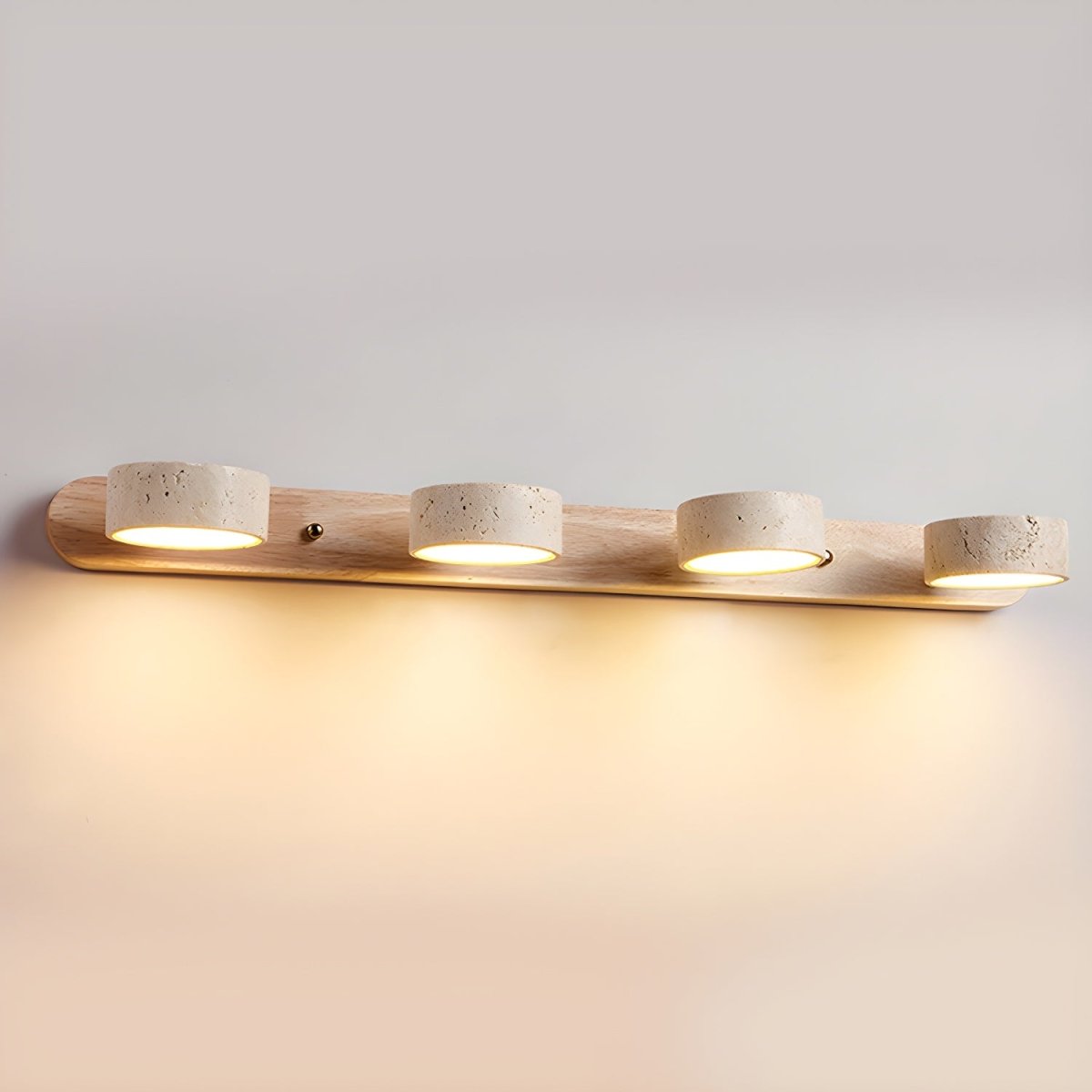 Travertinové nástěnné LED svítidlo pro architektonický luxus