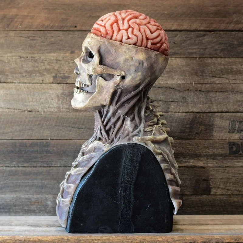 Ultra realistický halloweenský kostým kostlivce s maskou