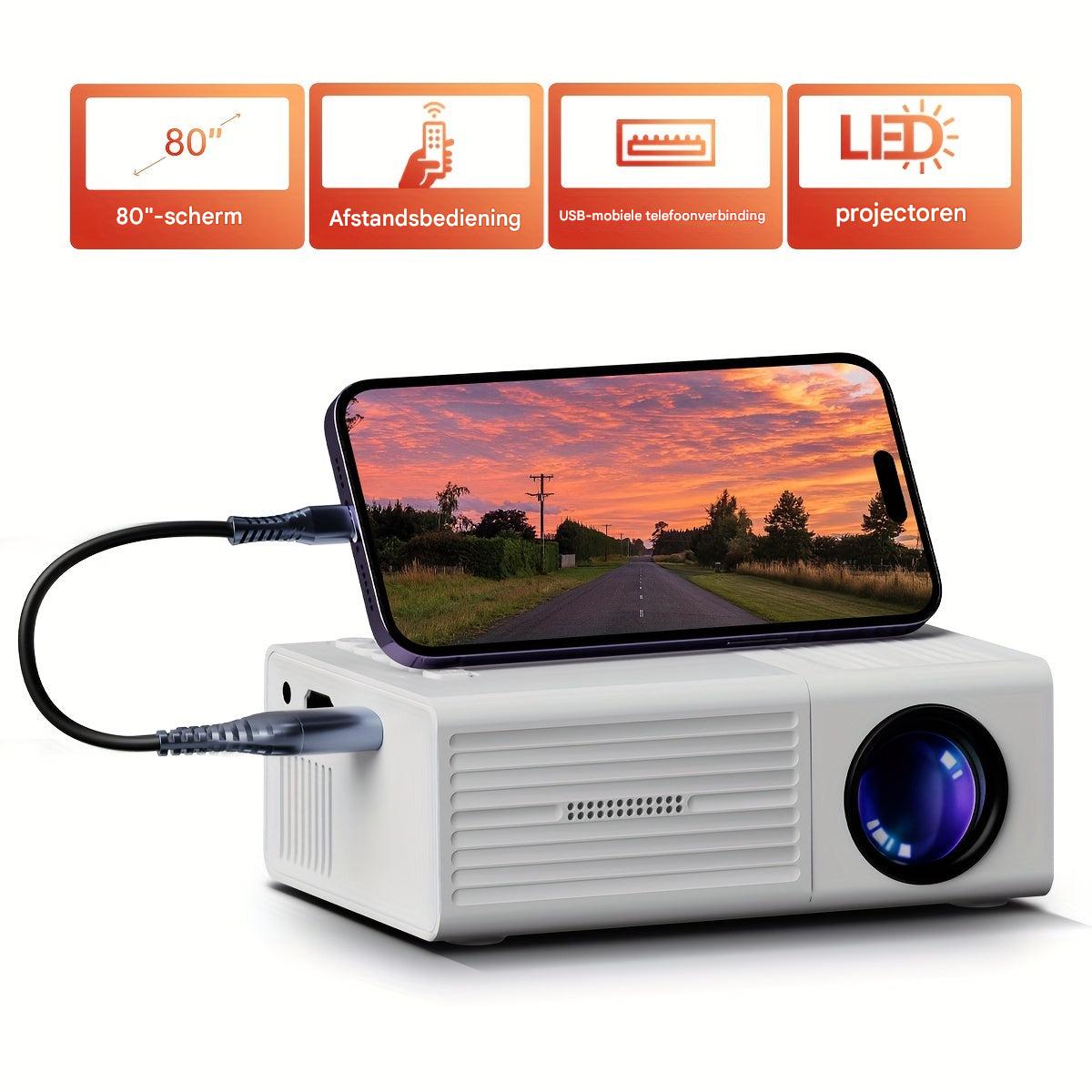 Ultrakompaktní mini projektor (3000 lumenů)