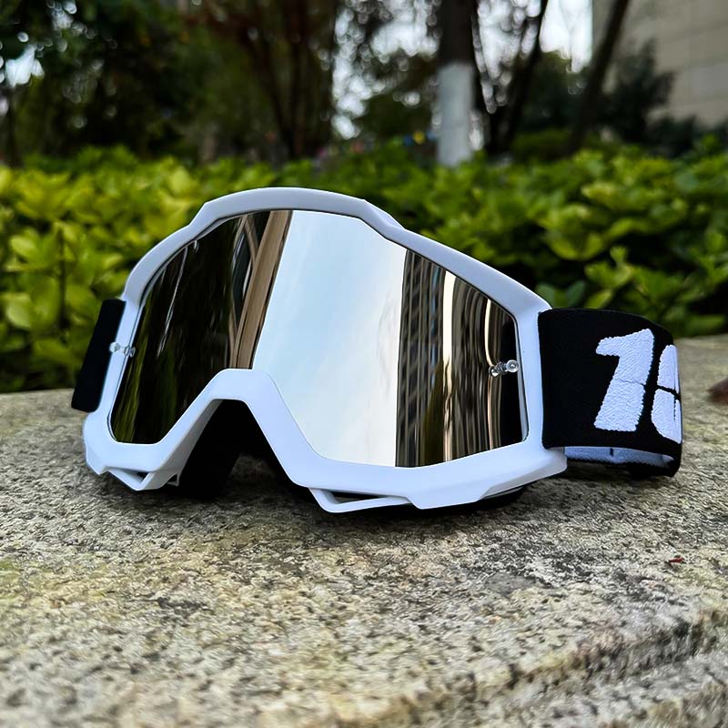 Unisex motorkářské brýle s ochranou proti mlžení, větru a prachu