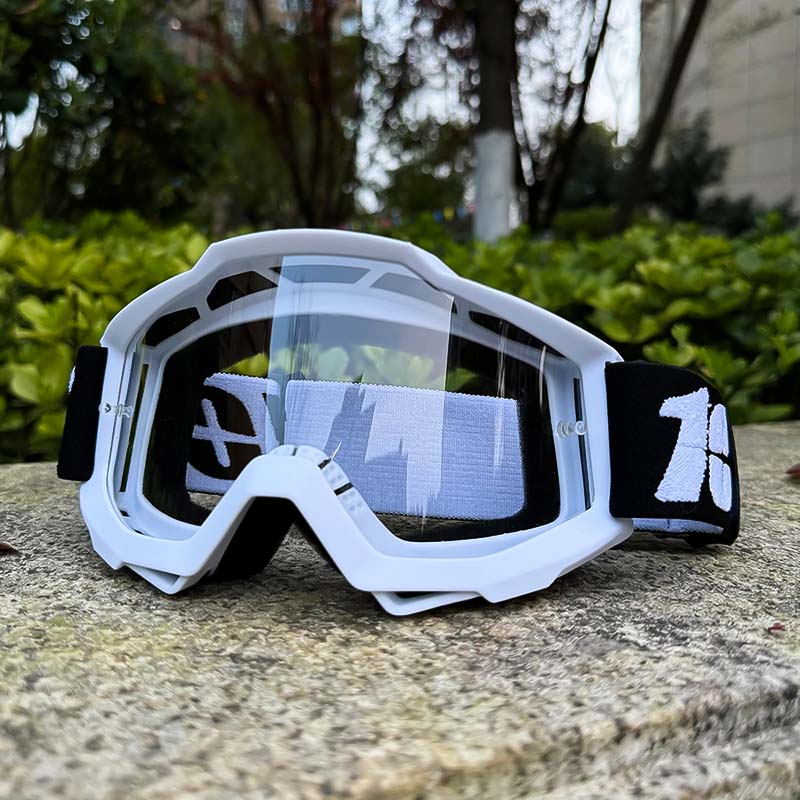 Unisex motorkářské brýle s ochranou proti mlžení, větru a prachu