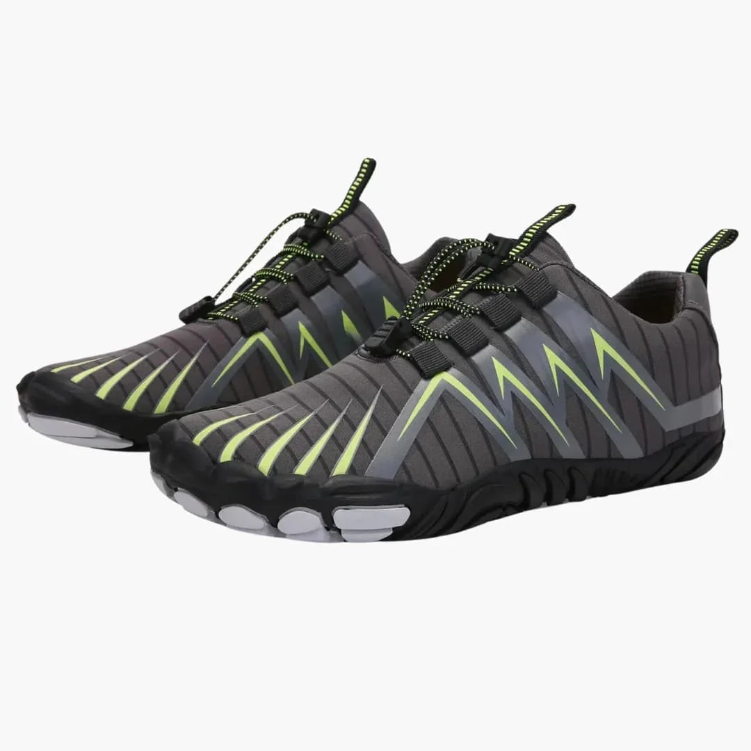 Unisex ploché barefoot boty s pětiprstým designem a protiskluzovou podrážkou
