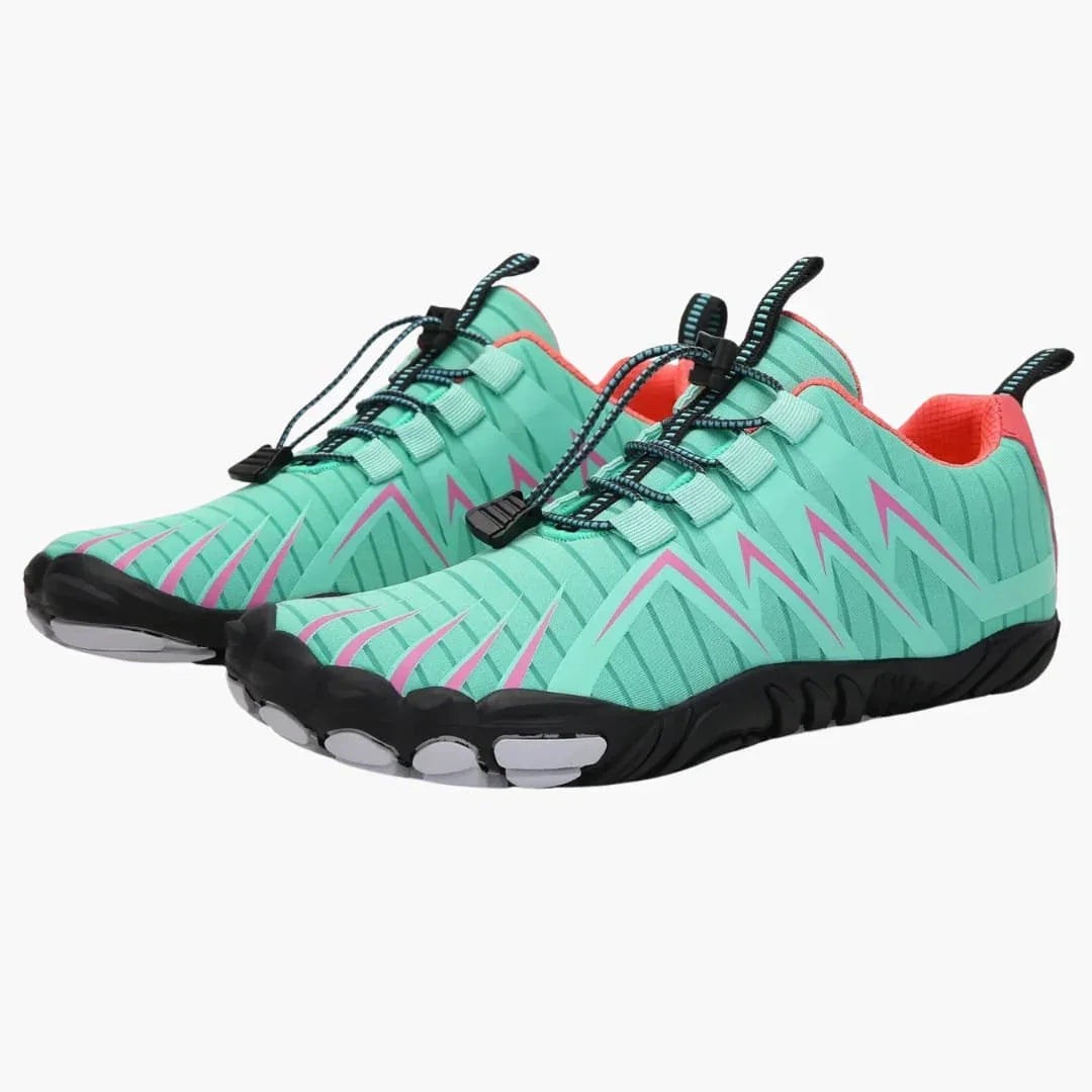 Unisex ploché barefoot boty s pětiprstým designem a protiskluzovou podrážkou