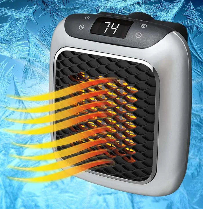 Úsporný teplovzdušný ventilátor s moderním designem